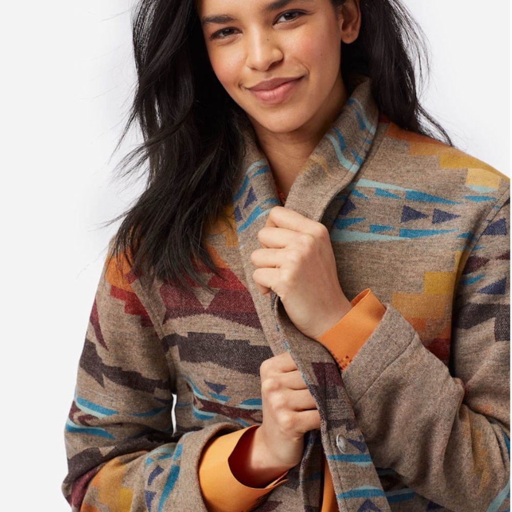 Pendleton Virgin Wool Sierra Blazer Coat Jacket Women's Size M ~ Limited Edition